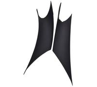 XEBRAD Inner Door Handles, for BMW, 3 4 Series F30 F35 2012-2018 Front Rear Doors Handle Pull Carrier Protective Cover 2Pcs Car Door Handle Sticker(Black)