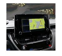 XEBRAD Instrument Screen Protector, for Toyota, for Corolla, for C-HR 2019 2020 Auto LCD Screen Tempered Glass Car Navigtion Protective Film Tempered Glass Protector Car Screen Protector(BLACK 8inch H