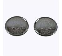 XEBRAD Interior Accessories Speaker Cover Sound Decorative Frame Sequins, for Lexus, RX RX300 RX330 RX350 RX400h 2016-2020 Horn Hood Car Speaker Trim(Black-01)
