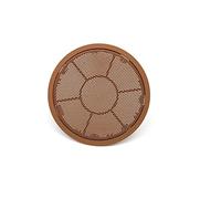 XEBRAD Interior Door Horn Sound Loudspeaker Cover Trim Replacement, for BMW, X5 X6 X3 X4 5GT F25 F26 F07 E70 E71 E72 High-end Model Car Speaker Trim(Tabaco)