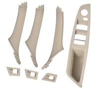 XEBRAD Interior Door Pull Handle Inside Panel Trim Replacement, for BMW, 5 Series F10 F11 F18 520i 523i 525i 528i 535i Car Interior Door Panel Handle(Model A Beige)