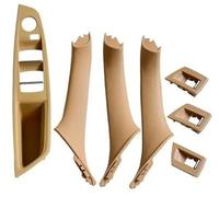 XEBRAD Interior Front Door Armrest Panel Trim Pull Handle Set Replacement, for BMW, 5 Series F10 F11 F18 520i 523i 525i 528i 535i 51417225852 Car Interior Door Panel Handle(Model A Beige)