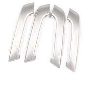 XEBRAD Interior Inside Door Handle 4PCS Car Decoration Cover Trim ABS Chrome, for Toyota, for Land Cruiser, for Prado FJ150 150 2010-2018 Accessories Car Door Handle Sticker(Silver)