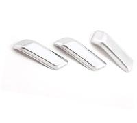 XEBRAD Interior Inside Door Handle Car Inner Decorative Cover Bright Strip Trim, for Land, for Rover, for Defender 90 110 2020 2021 2022 2023 Car Door Handle Sticker(Silver)