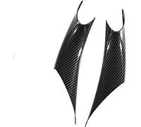 XEBRAD Interior Inside Door Handle, for BMW, 3 4 Series F30 F35 2012 2013 2014 2015 2016 2017 2018 Left Right 2Pcs ABS Pull Protective Cover Car Door Handle Sticker(Carbon Fiber Pattern)