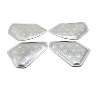 XEBRAD Interior Stereo Audio Speaker Car Side Door Loudspeaker Stereo Bezel Ring Garnish Cover Trim, for Toyota, for RAV4, RAV-4 2019 2020 Car Speaker Trim(WHITE)