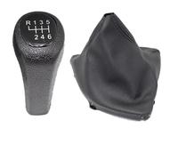 XEBRAD LHD Left Drive Car Shift Gear Knob Lever Gaitor Boot Cover, for, 1 Series E81 E82 E87 E88 Gearstick Gaiter Boot Cover Manual Gear Shift Boot Cover(Black 6 Speed Set)