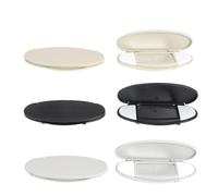 XEBRAD LHD RHD Car With Lamp Sun Shade Visor Makeup Cosmetic Mirror Cover, for BMW, for MINI, Cooper S One D JCW R55 R56 2006-2013 51167361833 Sun Visor Mirror Cover(Grey)