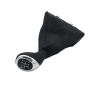 XEBRAD Manual 5/6 Speed Gear Shift Knob Cover, for, F30 F31 F32 F33 F34 F35 F36 Car Styling Lever Shifter Gaiter Boot Case Collar Gear Shift Boot Cover(Black 6 Speed)
