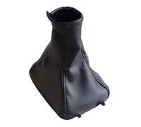 XEBRAD Manual 5 Speed Gear Shift Knob Cover, for Vauxhall, for Opel, Astra II G Zafira A 1998-2010 Car Styling Lever with Leather Gaiter Boot Gear Shift Boot Cover(Black Gear Shift Case)