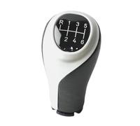 XEBRAD Manual Gear Shift Knob Lever Stick Gaiter, for, 3 Series F30 F31 F32 F33 F34 F35 F36 LHD Car Styling Boot Cover Collar Gear Shift Boot Cover(Black 6 Speed Gear knob)