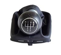 XEBRAD Manual Gear Shift Shifter Lever Knob Cover,for A3 S3 2001-2003 Gaiter BootCar 5 6 Speed Car Styling Case Collar Gear Shift Boot Cover(Black 5 Speed-Silver)