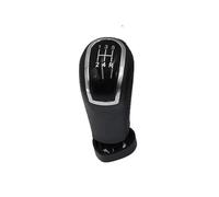 XEBRAD Manual Gear Stick Shift Knob Gearbox Shift Knob Boot, for, A Class W168 1997-2004 Gearbox Handle Gear Lever Knob Gear Shift Boot Cover(Black 12345R Gear knob)