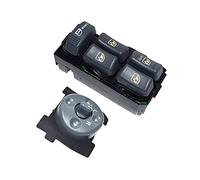 XEBRAD Master Power Window Mirror Control Switch Button Left Driver Side, for GMC, for Chevrolet, for Cadillac, for Isuzu, Truck OE 15009690 15151360 Car Window Switch