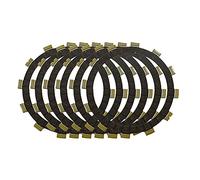XEBRAD Motorcycle 6pcs Bakelite for Paper-based Clutch Friction Plates GT185 DR200 GT200 GSF250 Bandit GSXR250 RG125 RM125 Motorcycle Clutch Friction Plates(Bakelite)