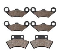 XEBRAD Motorcycle Front And Rear Brake Pads, for Polaris, 300 Xpress 2x4 1998-2000 Motorcycle Front Rear Brake Pads(Front and Rear)