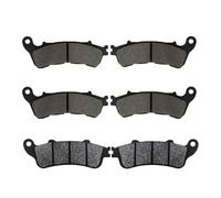 XEBRAD Motorcycle Front And Rear Brake Pads for VFR800 Interceptor 800 2006-2013 NT700 Deauville 06-13 XL1000 Varadero 2004-2011 Motorcycle Brake Pads Replacement(Front and Rear)
