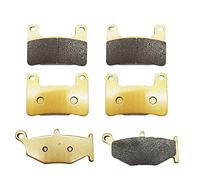 XEBRAD Motorcycle Front Rear Brake Pads Disks, for GSXR 600 GSXR 750 2006-2010 K6 K7 K8 K9 L0 GSXR600 GSXR750 Motorcycle Brake Pads(3 pairs All)