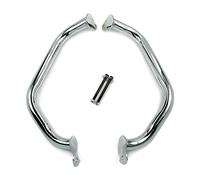 XEBRAD Motorcycle Highway Engine Guard Bumper Stunt Cage Crash Bars Rail Front Side Protector,for BOULEVARD, M109R VZR1800 2006-2020 Motorcycle Crash Guard Bumper(Chrome)