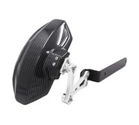 XEBRAD Motorcycle Mudguard forZA350 for NSS350 for ADV350 for NSS 350 for ADV forZA Rear Fender Mudflap Guard Cover Motorcycle Rear Mudguard Extension(Silver)