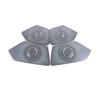 XEBRAD O Speaker Cover Sticker, for, A3 2020 2021 Car audio Speaker Door Loudspeaker Cover Trim Interior Accessories Car Speaker Trim(Sliver)