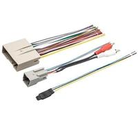 XEBRAD Radio Stereo Wiring Harness with 12 Volt to 5 Volt Step Down Adapter Switcher Harness Replacement, for Older, for ford, for Lincoln, for Mercury, Car Radio Adapter Cable