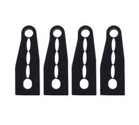 XEBRAD Rattling STOP Soundproof Screaks Deaf Seal Deadener Sound Damper Seal, for Ford, for Fiesta, Fusion, for Mondeo, Door Lock Buffer car door shock absorber Car Door Damper