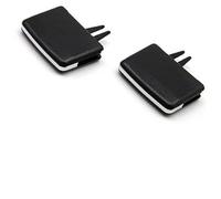 XEBRAD Rear A/C Air Vent Grille Tab Clip Slider Repair Kit, for Mercedes-Benz, W204 C X204 GLK W212 W207 E Class 2007-2011 Car Air Vent Clip(Rear Black 2pcs)