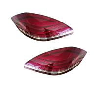 XEBRAD Rear Tail Light, for PANAMERA, 2010-2013, for PANAMERA, 970 LED Tail Lights Rear Fog Brake Dynamic Turn Signal Automotive Accessories Car Rear Light Assemblies Car Tail Light(Black RED COVER)