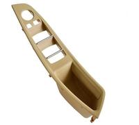 XEBRAD Red Brown Interior Door Handle Armrest Sedan Panel Pull Trim Cover, for BMW, 5 Serie F10 F11 520i 525d 535i 550i 523i 51417225853 Car Interior Door Panel Handle(Beige-Panel)