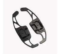 XEBRAD Replace Extension Shift Cover, for Skoda, for Octavia, A7, for Superb B8 Scala, for Karoq, for KODIAQ, Aluminum Car Steering Wheel Paddle Shifter Auto Steering Wheel Paddle Shifter(Black)