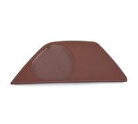 XEBRAD RHD Car Door Loudspeaker Audio Sound Cover, for BMW, 5 Series F10 F11 F18 520 523 525 530 535 2010-2017 Car Speaker Trim(RedBrown Right)
