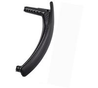 XEBRAD RHD Car Left Right Carbon Fiber Interior Door Armrest Handle Inner Panel Pull Trim Cover, for BMW, E70 E71 E72 X5 X6 2007-2013 Car Interior Door Panel Handle(Black CF-Left)