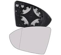 XEBRAD Right Side Wing Mirror Glass, for Vw, for Golf, for Mk7 2013-2020 car wing mirror glass replacement(BLACK Left side)