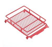 XEBRAD Roof Rack Luggage Carrier 1/10 RC Car Monstre Truck, for Axial, SCX10 90046 D90 TRX-4 Crawler Toy Car Roof Rack(Red)