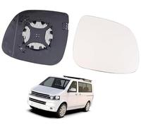 XEBRAD Side Mirror Glass, for Vw, for Transporter for Multivan T5 T6 2010 2011 2012 2013 2014 2015 2016 2017 2018 2019 car wing mirror glass replacement