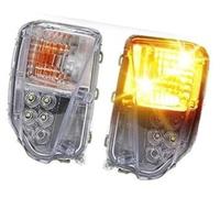 XEBRAD Side Mirror Indicator 2PCS, for Toyota, for Prius ZVW30 2012 2013 2014 2015 Led Fog Lamp DRL Light Daytime Running Headlight Bumper Driving Day Waterproof Turn Signal Car Turn Signal Light