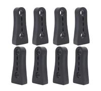 XEBRAD Sound Deadener Damper Door Lock Buffer Deadening Damping, for Toyota, for Land Cruiser, Prado J150 J120 2002-2018, for Lexus, GX 400/460 car door shock absorber Car Door Damper(BLACK 8Pcs)