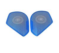 XEBRAD Stainless Car Door Panel Loudspeaker Pad Speaker Cover Trim Frame Sticker Moulding Accessories, for Accord, 10th 2018-2021 Car Speaker Trim(Blue With Logo)