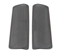 XEBRAD Stainless Steel Car Interior Seat Air Condition Outlet Vents Protector Speaker Cover, for Toyota, for Land Cruiser, 200 2008 2019 2020 Car Speaker Trim(Black)