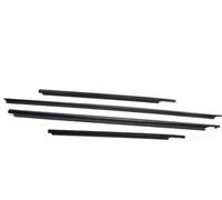 XEBRAD Window Door Seals 4PCS Car Outer Door Rubber Weatherstrip, for Toyota, for Vios 2008-2013 Waterproof Pressure Sealing Strip Car Accessories Car Window Outer Weatherstrip
