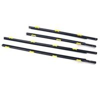 XEBRAD Window Door Seals 4PCS Car Outer Door Window Rubber Weatherstrip for CR-V 2002 2003 2004 2005 2006 Waterproof Pressure Sealing Strip Car Accessories Car Window Outer Weatherstrip