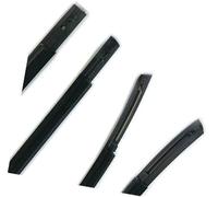 XEBRAD Window Door Seals 4PCS Car Outer Door Window Rubber Weatherstrip, for Hyundai, for Tuscon for IX35 for Hatchback 2010-2015 Pressure Sealing Strip Car Window Outer Weatherstrip(Black Black)