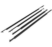 XEBRAD Window Door Seals 4PCS Car Outer Door Window Rubber Weatherstrip, for Toyota, for Prius 2010-2015 Waterproof Pressure Sealing Strip Car Accessories Car Window Outer Weatherstrip