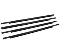XEBRAD Window Door Seals 4PCS Car Outer Window Rubber Weatherstrip Waterproof Pressure Strip Sealing Belt Moulding Trim, for Mitsubishi, for Outlander 2007-2012 Car Window Outer Weatherstrip