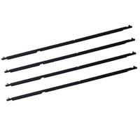 XEBRAD Window Door Seals 4PCS Car Outer Window Rubber Weatherstrip Waterproof Pressure Strip Sealing Belt Moulding Trim, for Mazda, 6 2004-2012 Black Car Window Outer Weatherstrip
