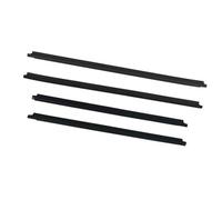 XEBRAD Window Door Seals 4Pcs Car Window Outer Weatherstrip Side Door Moulding Trim Seal Waterproof Pressure Strip, for Toyota, for fortuner 2004-2015 Car Window Outer Weatherstrip