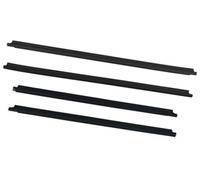 XEBRAD Window Door Seals 4Pcs Car Window Outer Weatherstrip Side Door Moulding Trim Seal Waterproof Pressure Strip, for Toyota, for fortuner 2004-2015 Car Window Outer Weatherstrip