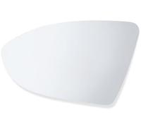 XEBRAD Wing Mirror Glass Heated Left Passenger Side with Backing Plate, for Vw, for Golf, for Mk7 5G0857521 car wing mirror glass replacement(BLACK Passenger Side Left)