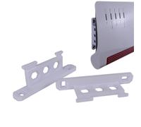 Xebtec Fritz!Box Wall Mount for 5530, 6660, 6850, 6890, 7510, 7530, 7590, 7690 - Fritz Bracket - White - Space Saving & Stable for FritzBox | Made in Germany